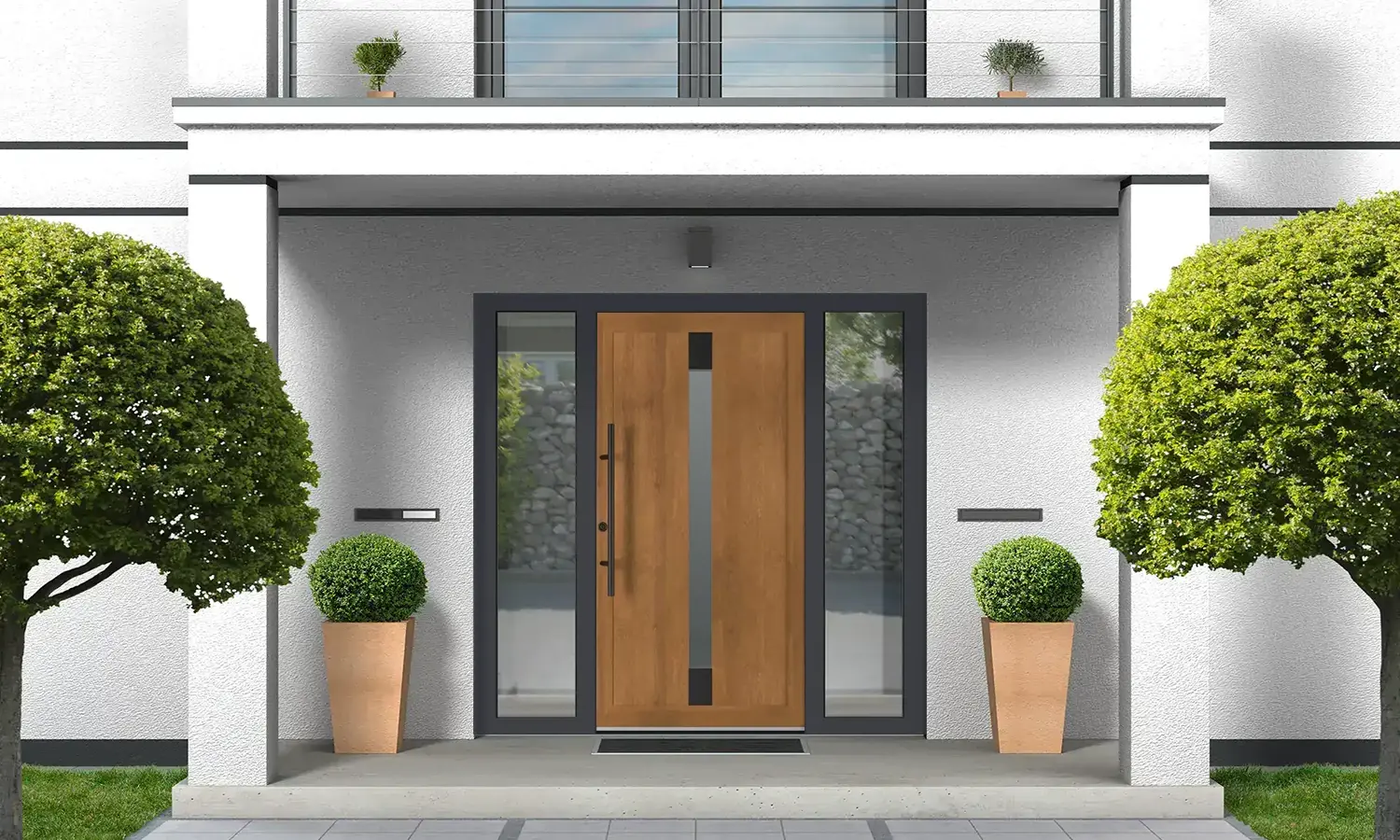 1301 PVC Black entry-doors models dindecor 1301-pvc-black  