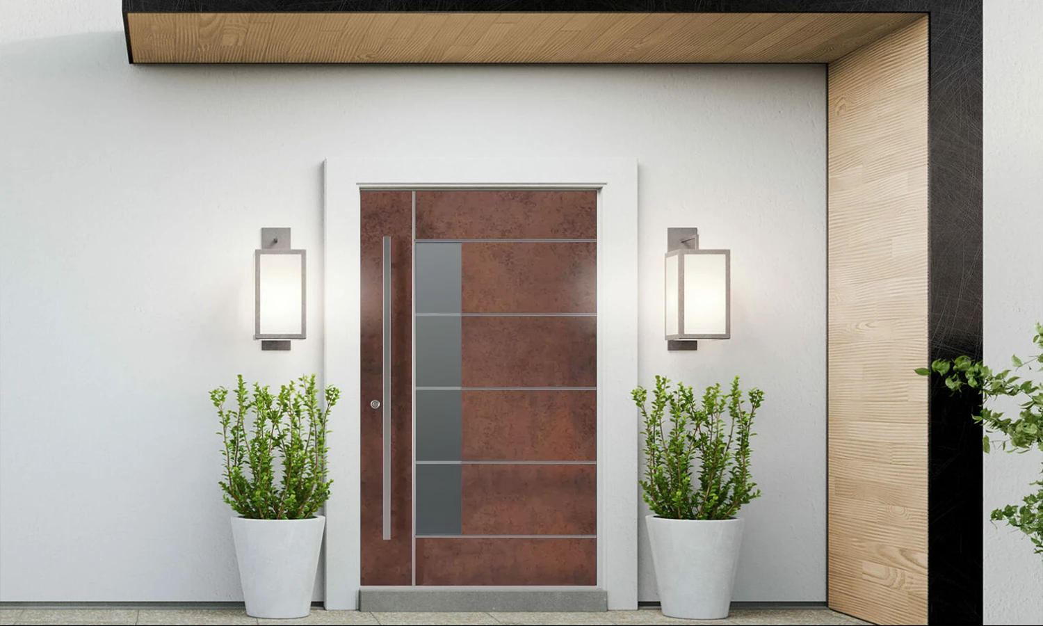 SK04 Corten 🏆 entry-doors models dindecor sk04-corten  