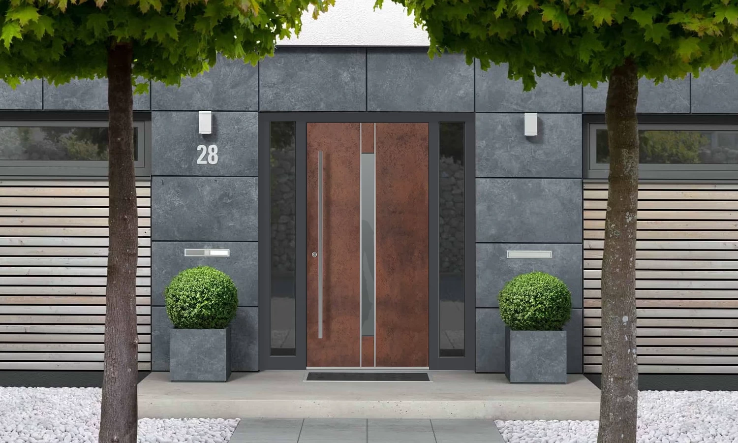 SK05 Corten 🏆 entry-doors models dindecor sk05-corten  