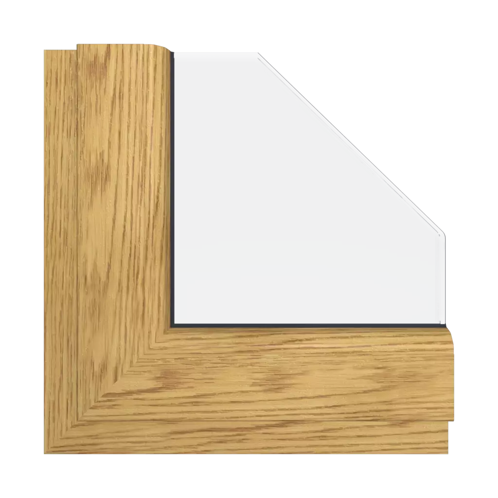 Light oak windows window-color veka-colors light-oak interior