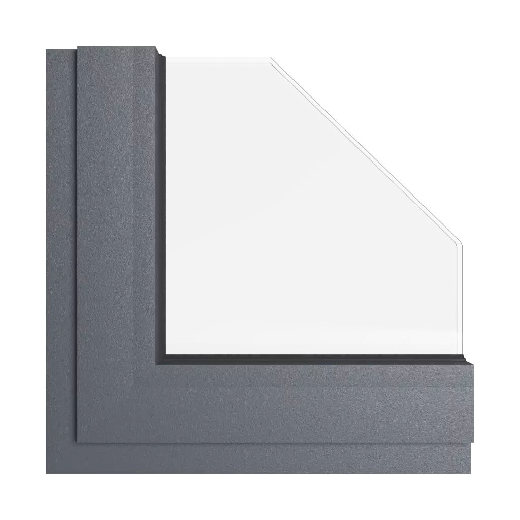 Slate gray windows window-color aliplast-colors gray-slate interior