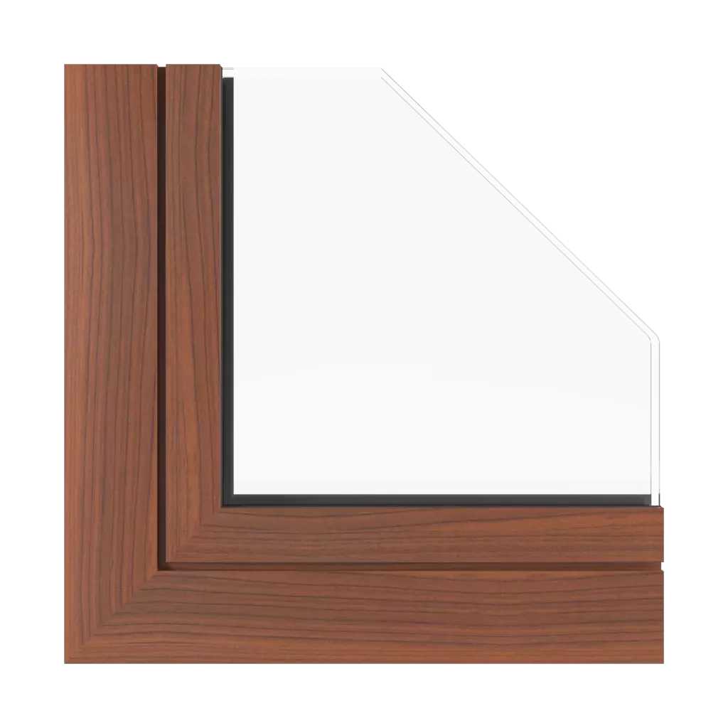 Dark cherry-1 windows window-profiles aluprof mb-104-passive