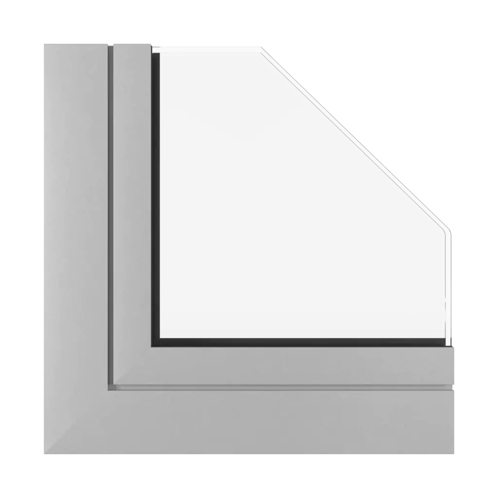 Silver SK windows window-profiles aluprof mb-70-hi