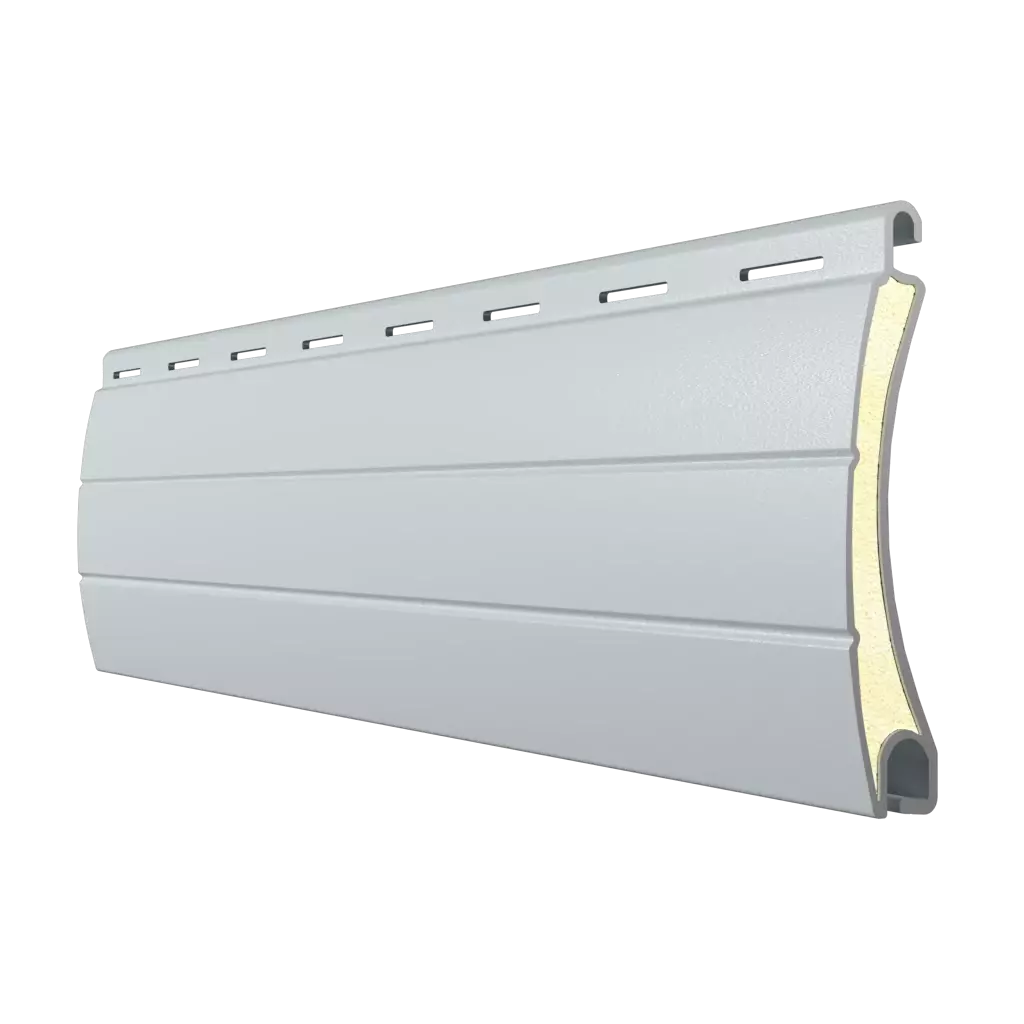 Satin gray windows window-accessories roller-shutters aluprof