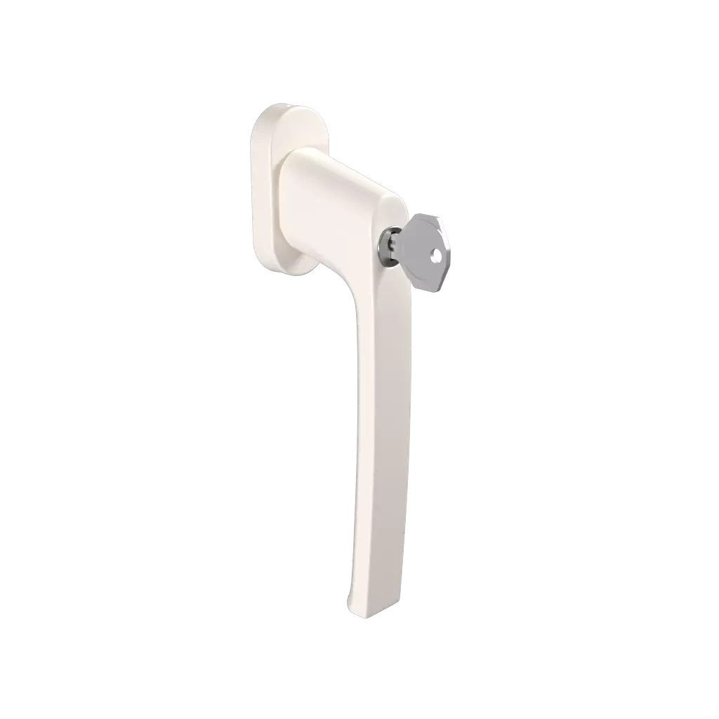 PSK cream handle with key windows window-accessories handles psk with-the-key psk-cream-handle-with-key