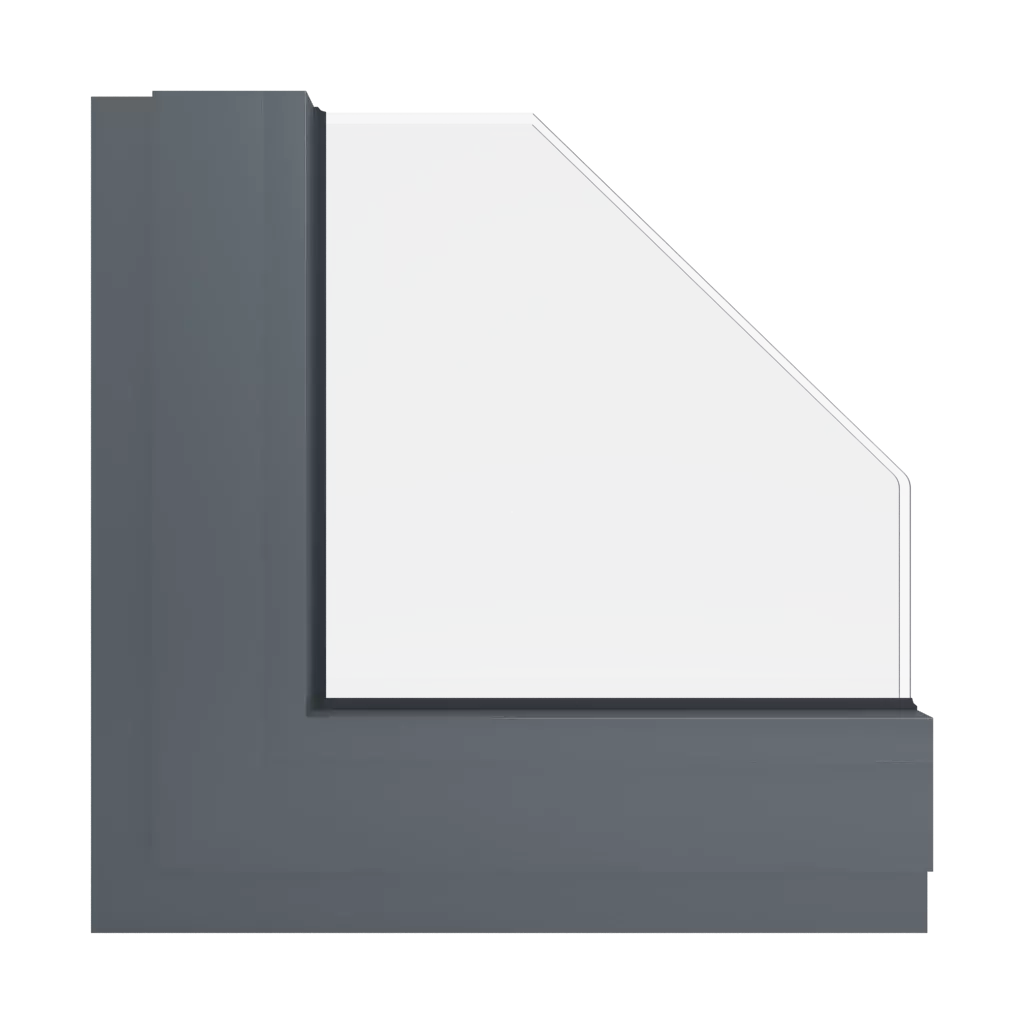 RAL 7011 Iron grey windows window-color aluminum-ral ral-7011-iron-grey interior