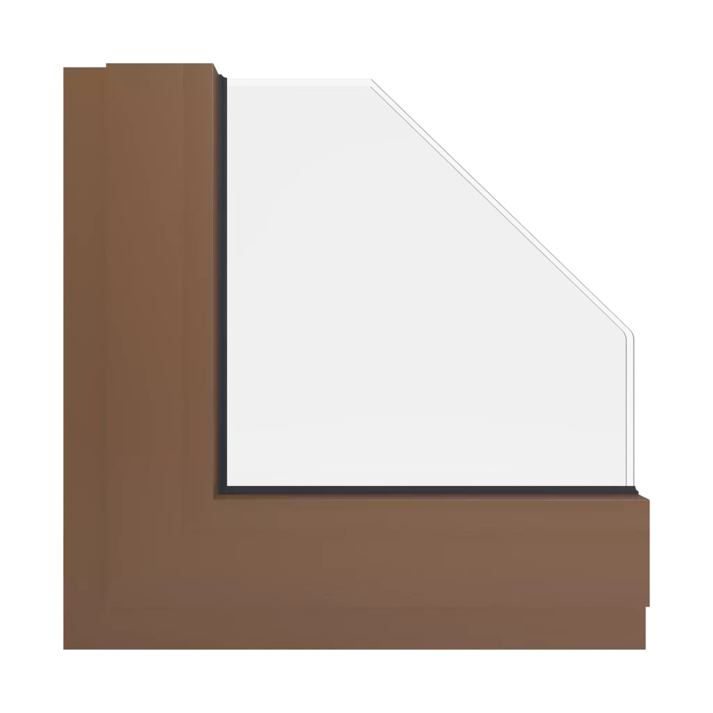 RAL 8024 Beige brown windows window-color aluminum-ral ral-8024-beige-brown interior